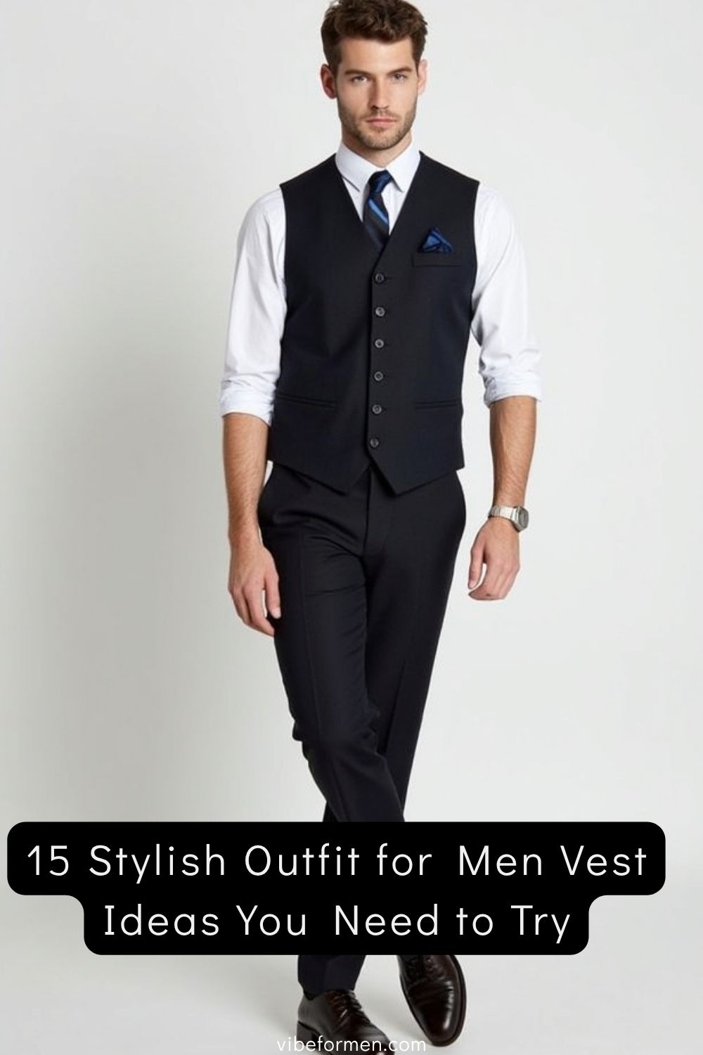 Stylish Outfit for Men Vest Ideas You Need to Try