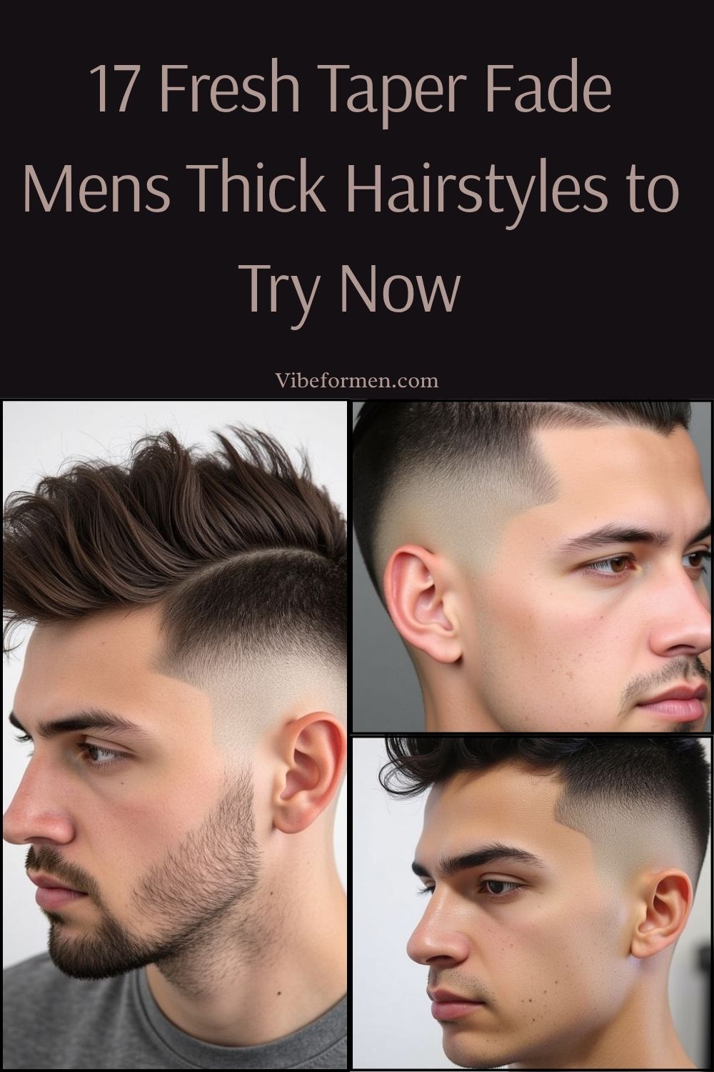 Fresh Taper Fade Mens Thick Hairstyles to Try Now