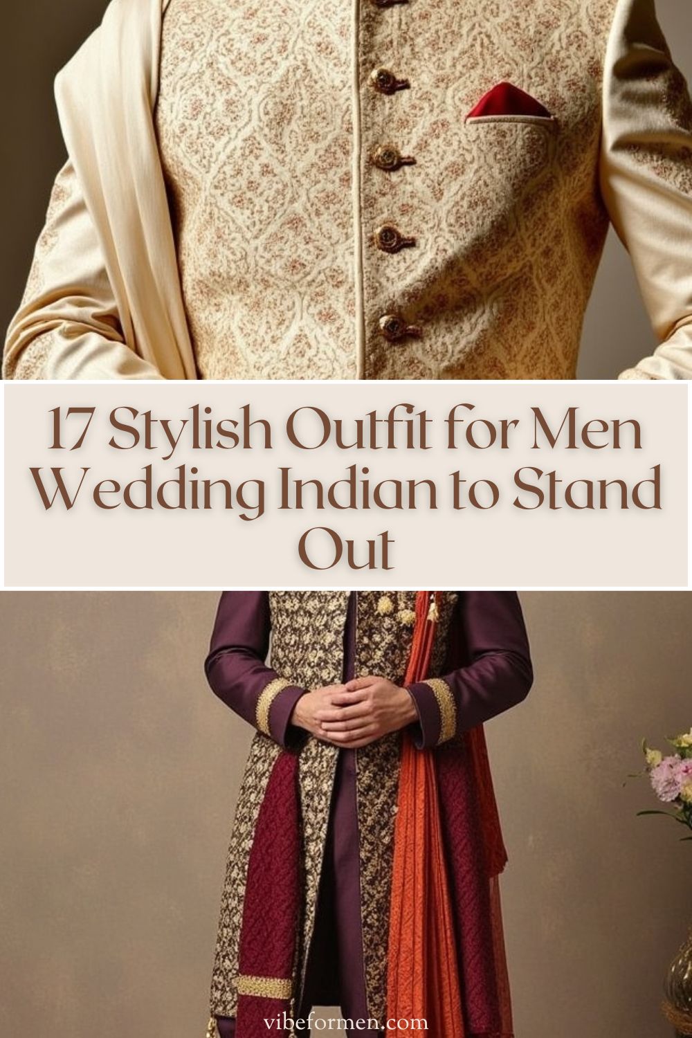 Stylish Outfit for Men Wedding Indian to Stand Out