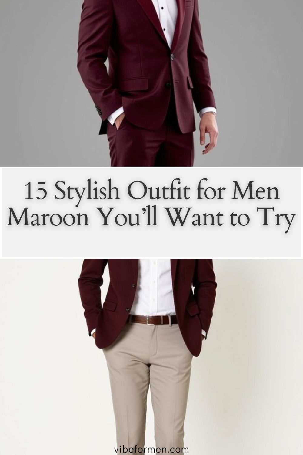 15 Stylish Outfit for Men Maroon You'll Want to Try