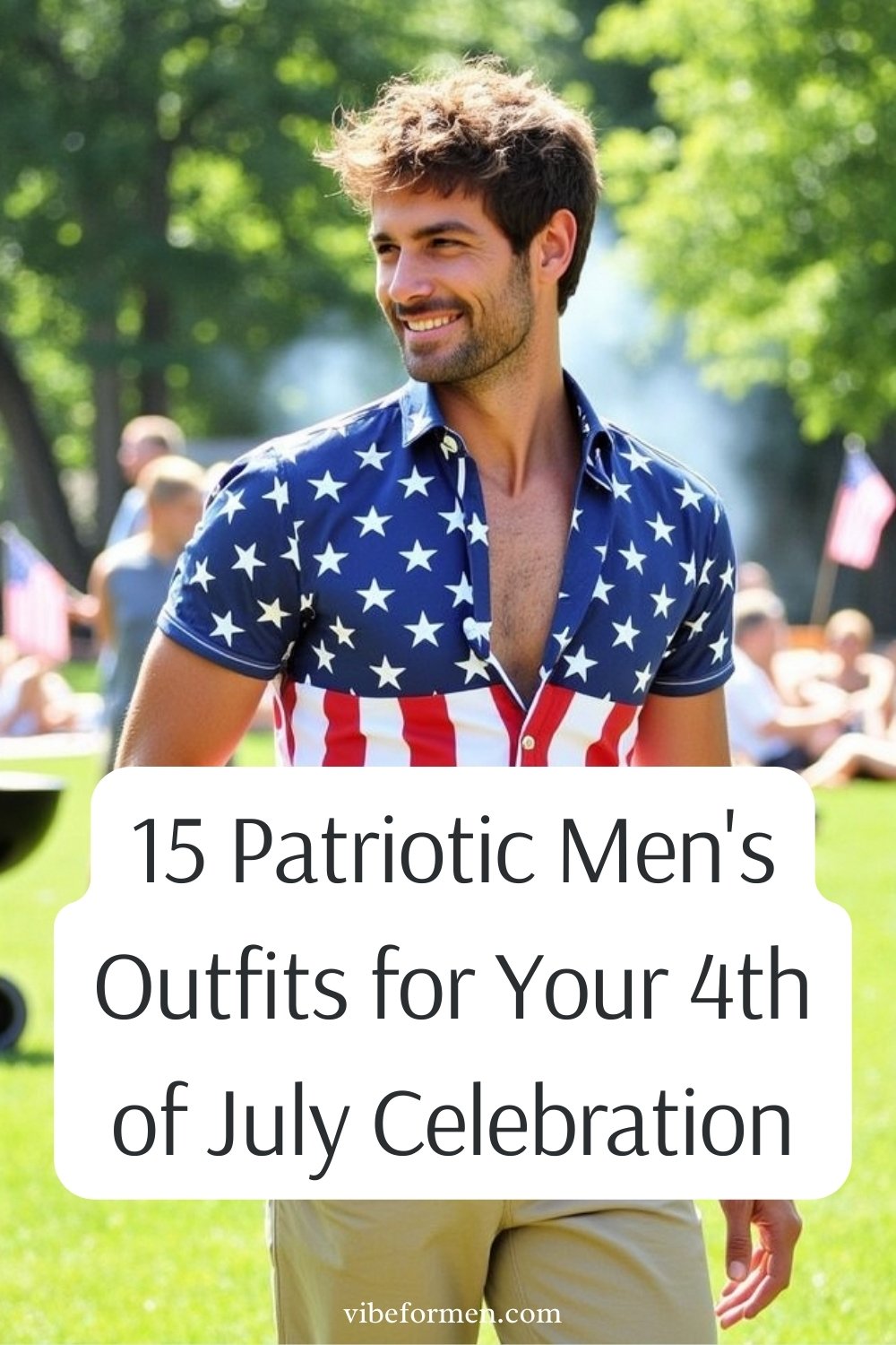 Patriotic Men's Outfits for Your 4th of July Celebration