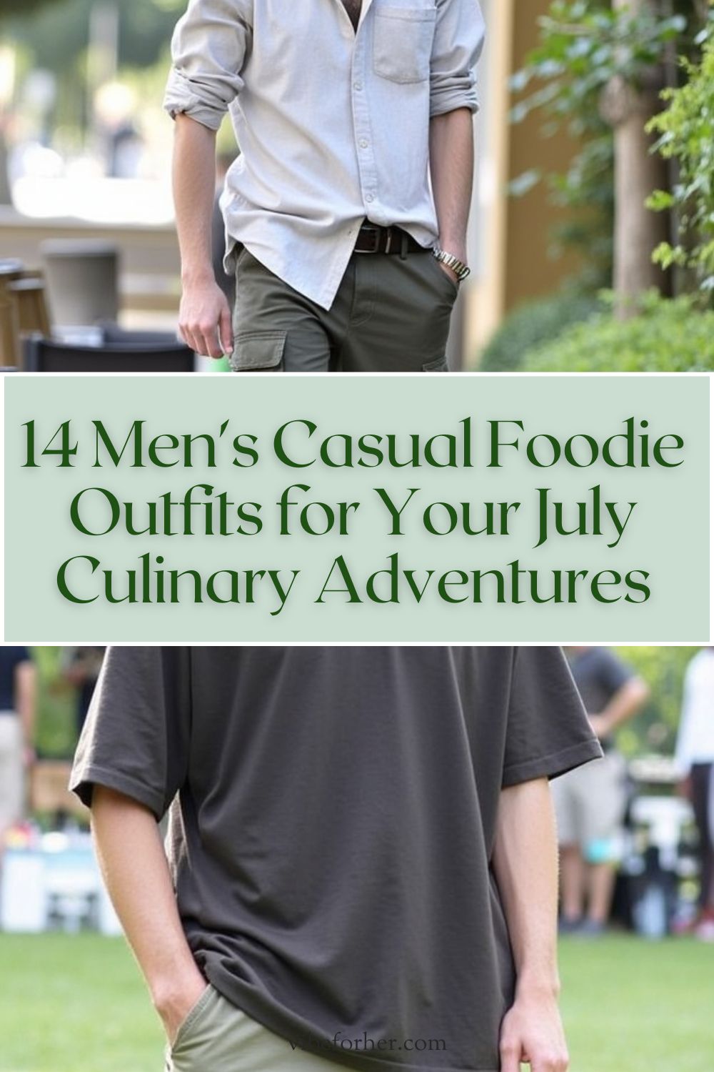 Short-Sleeve Henley and Tailored Shorts