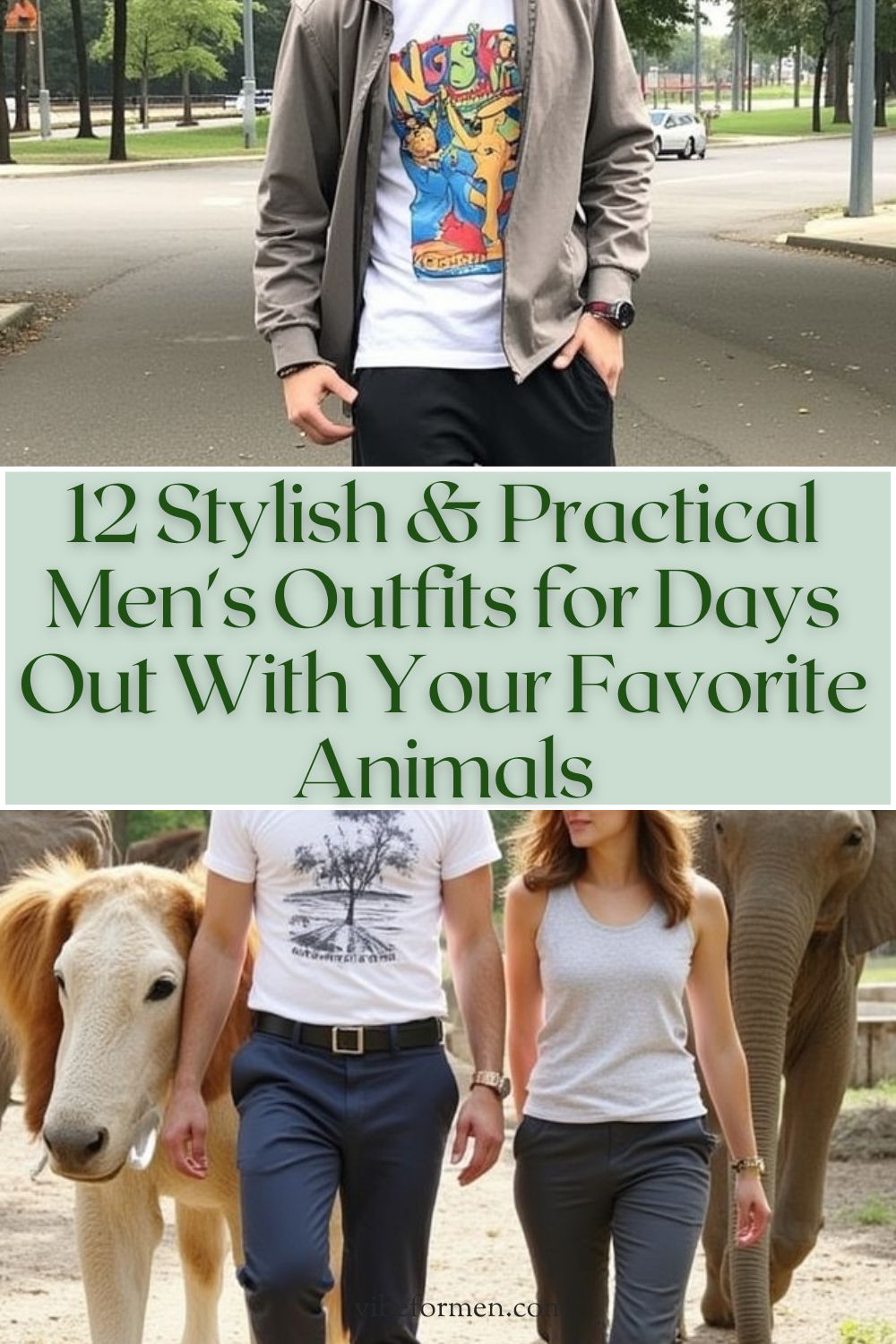 Stylish & Practical Men's Outfits for Days Out With Your Favorite Animals