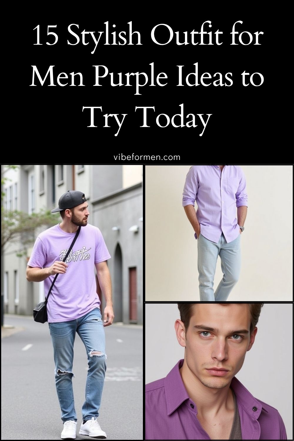 Stylish Outfit for Men Purple Ideas to Try Today