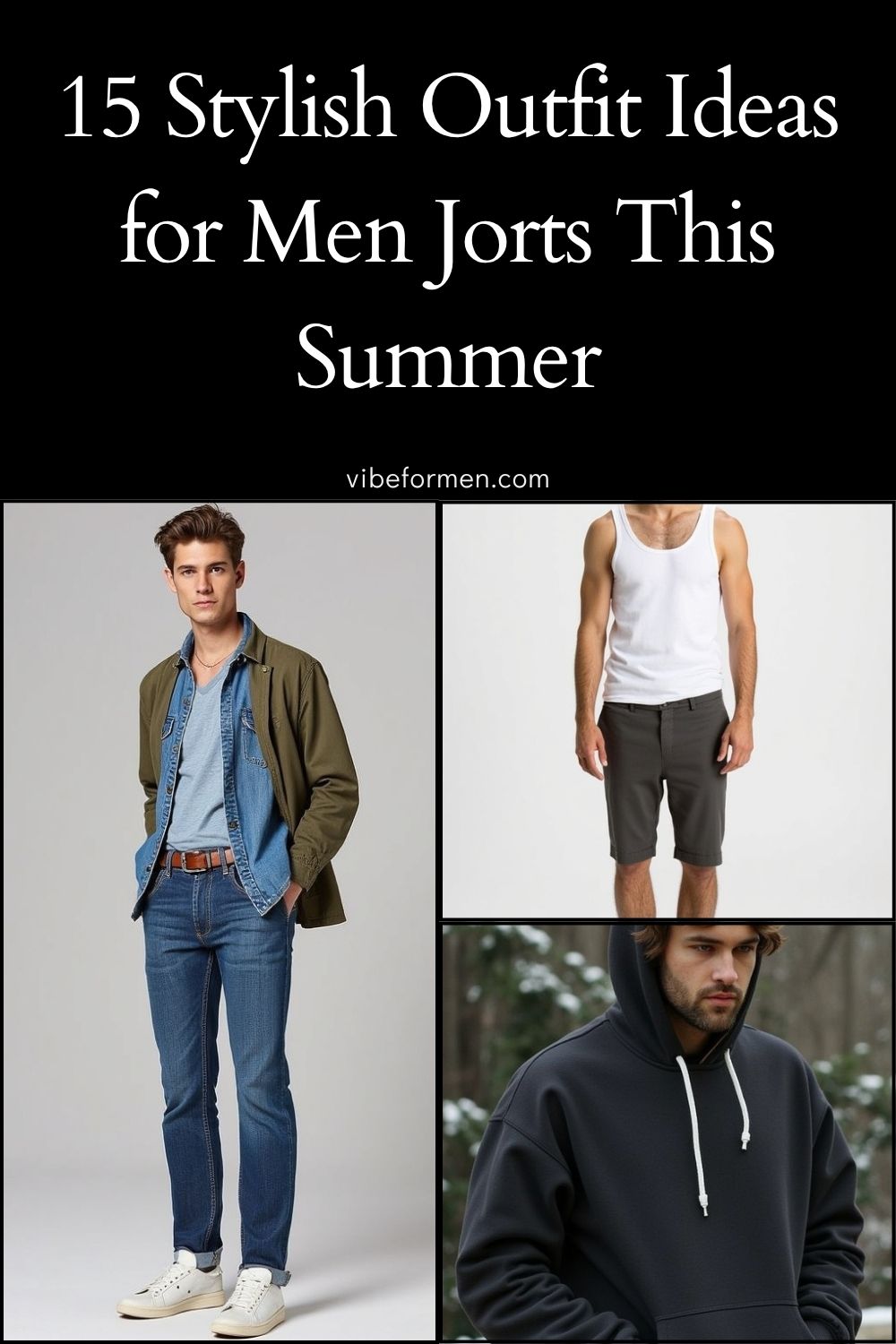 Stylish Outfit Ideas for Men Jorts This Summer