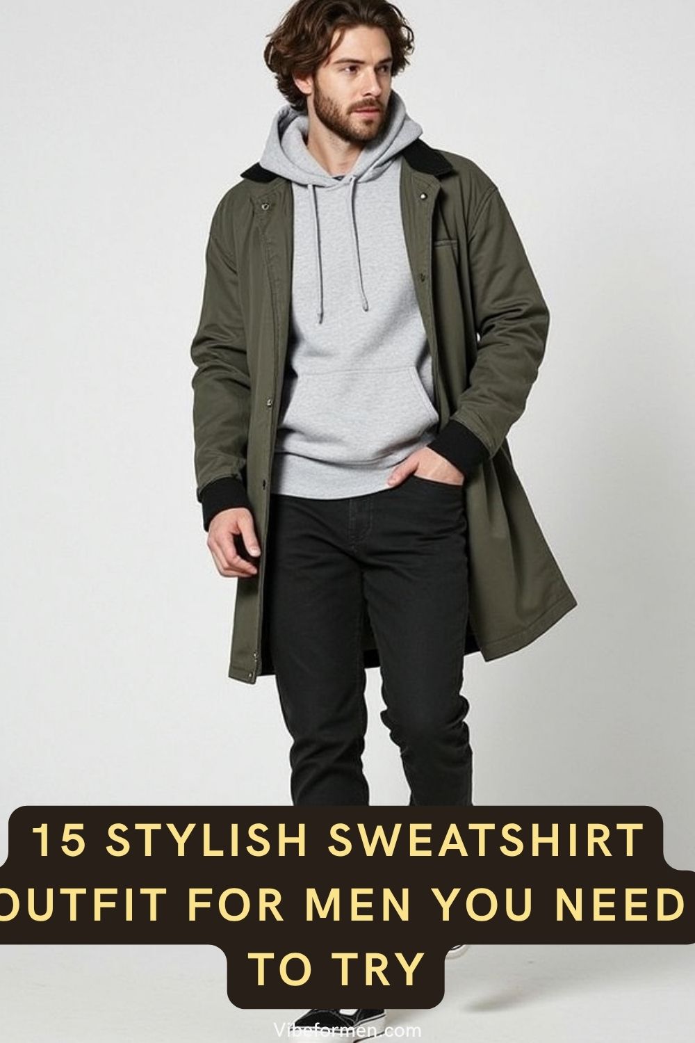 Stylish Sweatshirt Outfit for Men You Need to Try