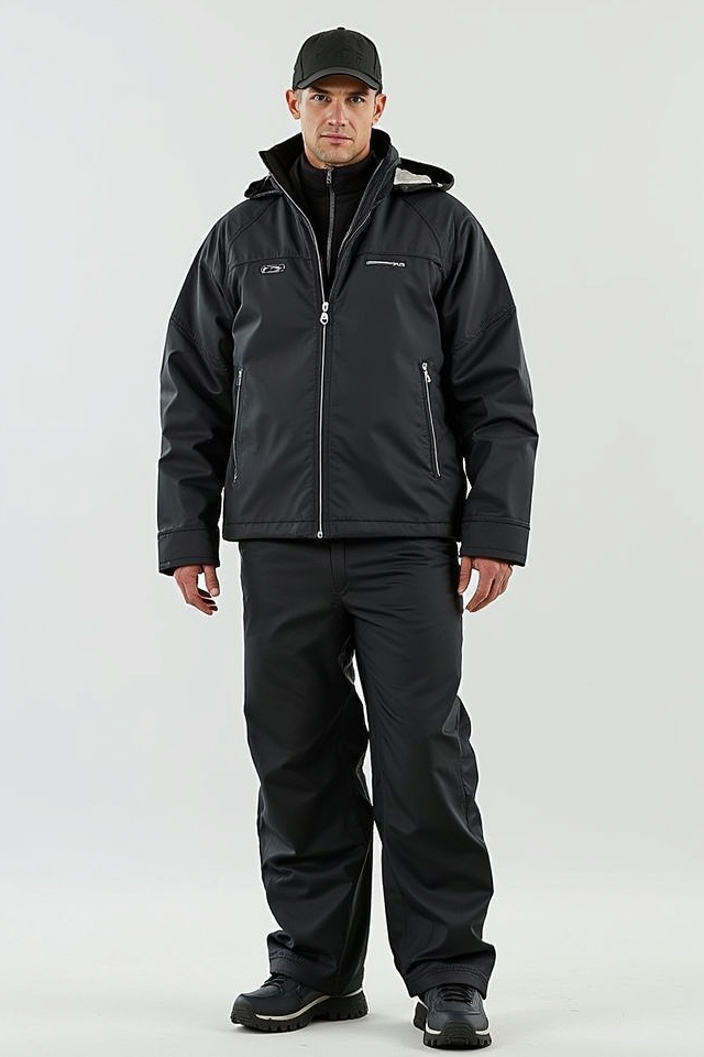 all weather jacket flexible trousers