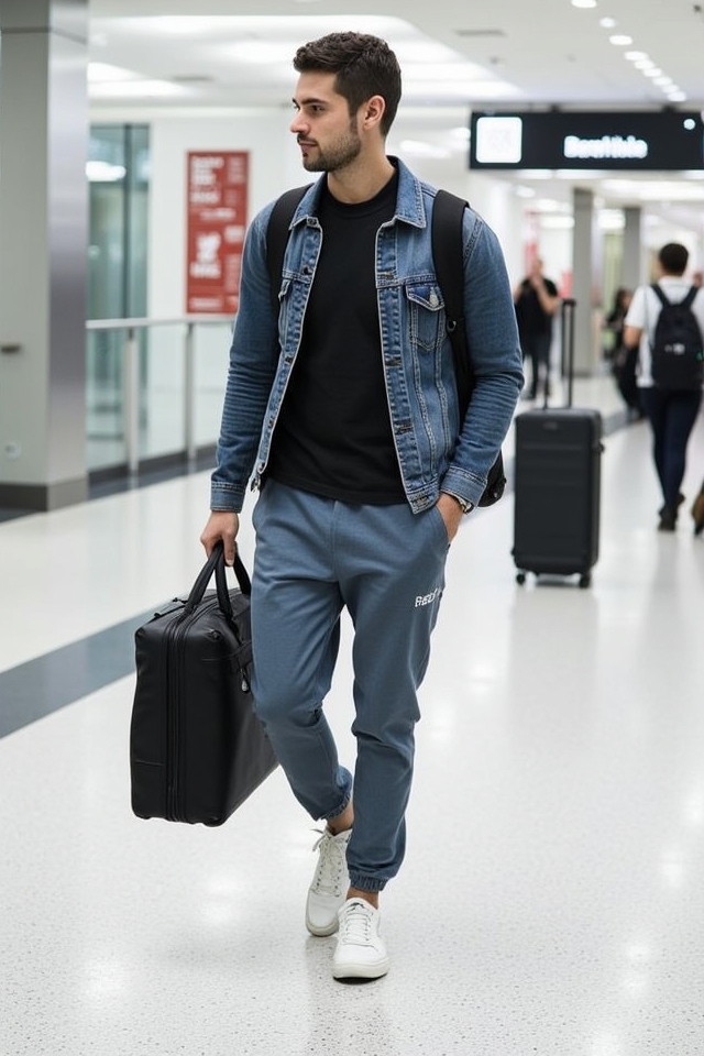athleisure style with joggers