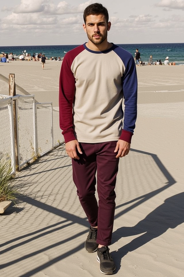 bold color blocked casualwear