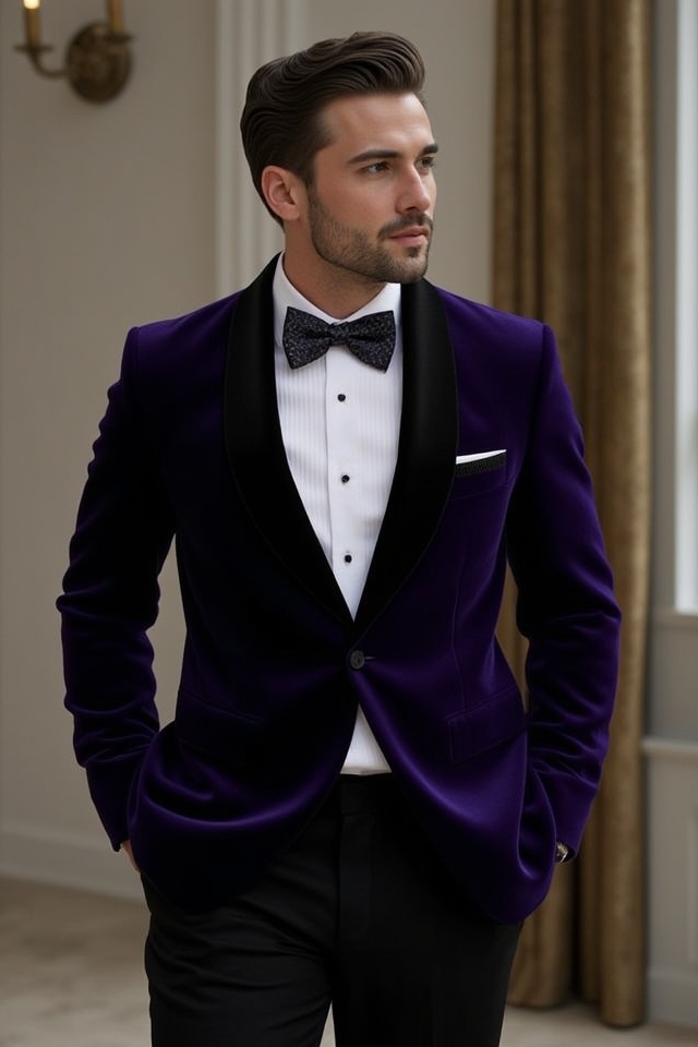 bold elegance velvet jacket