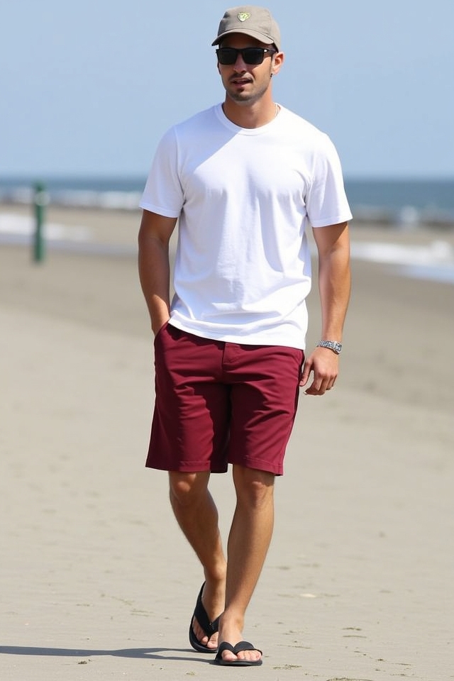 bold maroon summer essential