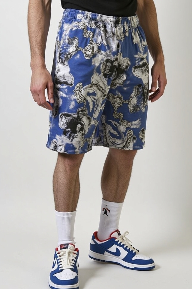 bold prints with dunks