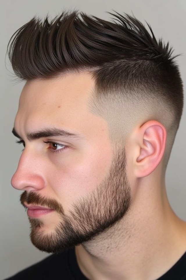 bold short spiky style