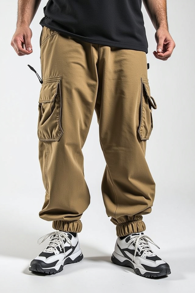 bold sneakers cargo style
