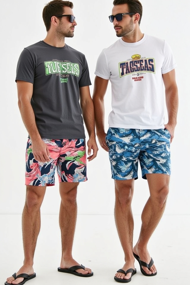 bold summer tee pairing