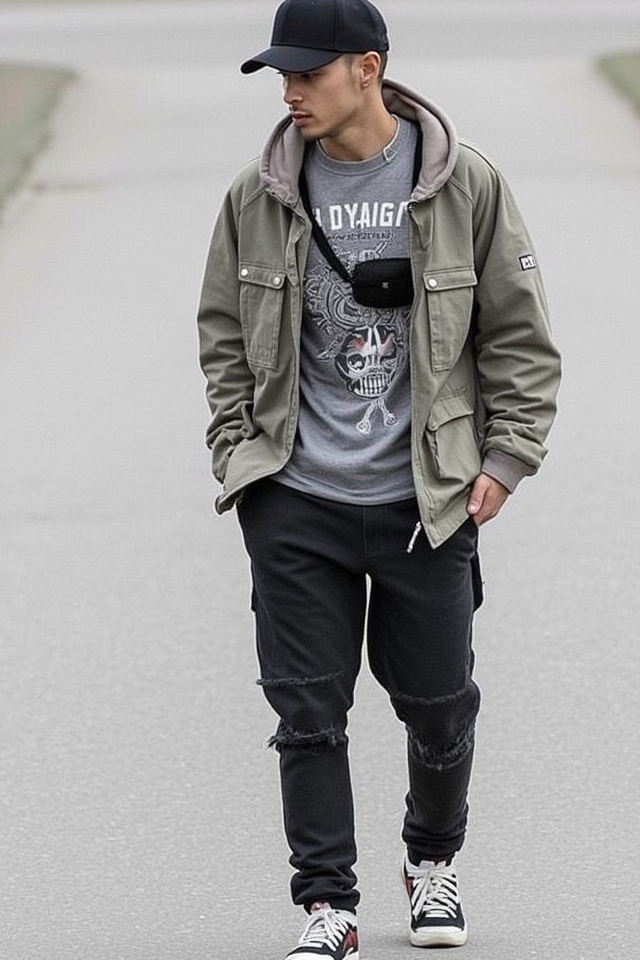 bold urban streetwear style