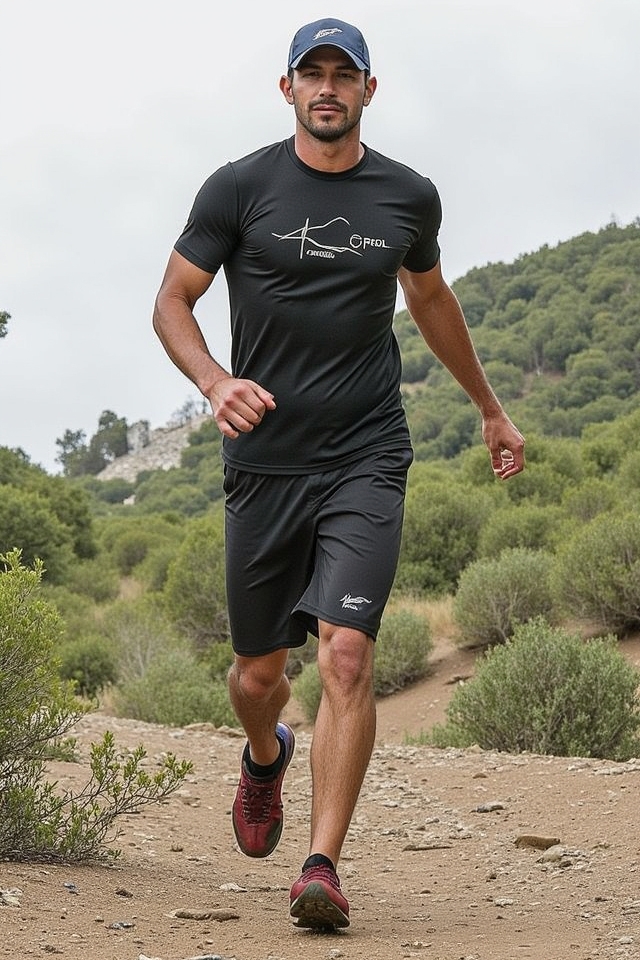 breathable tees and footwear