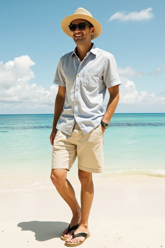 breezy linen beach outfits