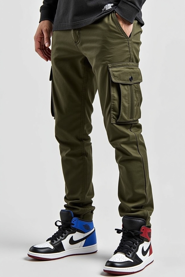 cargo pants with jordans