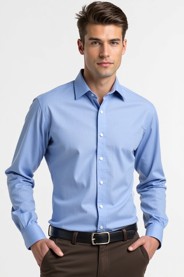 casual button down slim chinos
