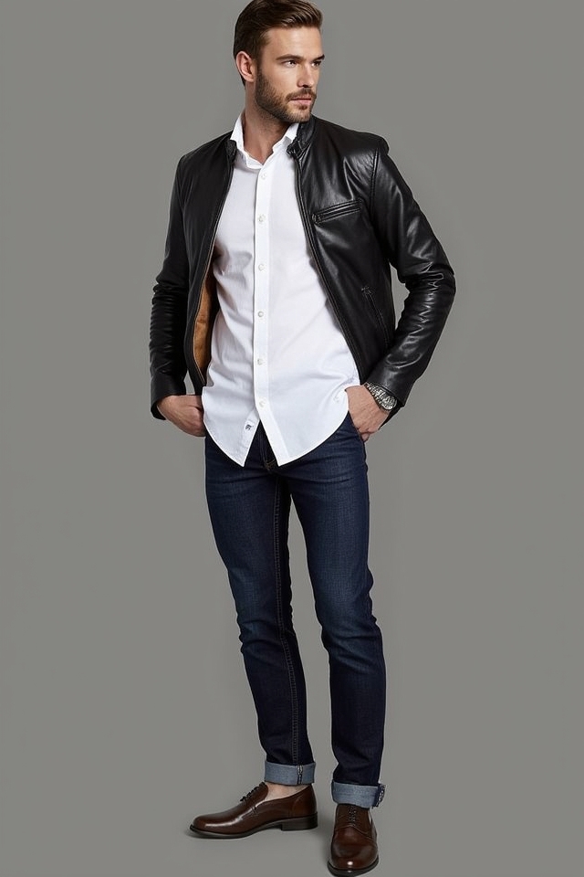 casual denim sharp edge