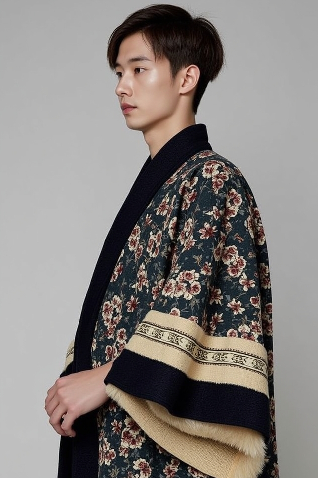 casual sophisticated kimono ensemble