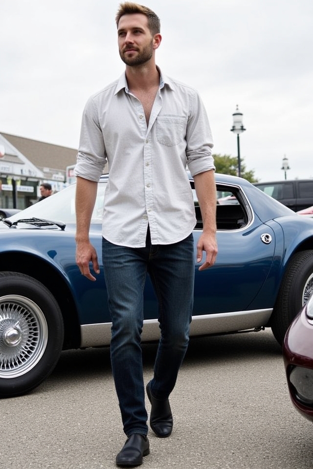 casual sophistication with jeans