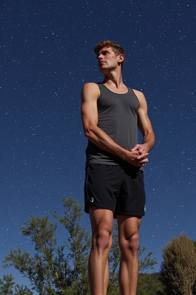 casual stargazing athletic outfit