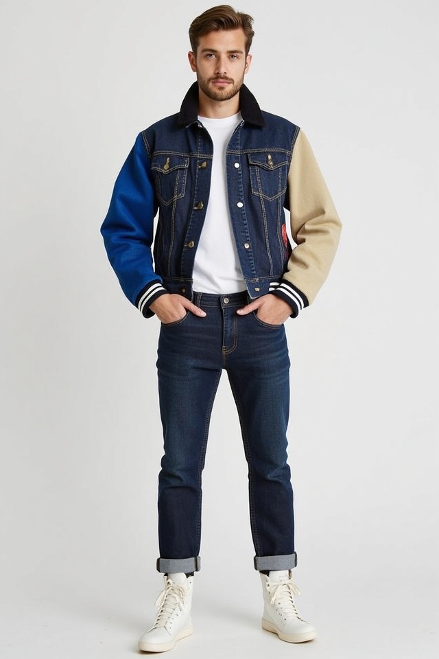 classic rugged denim duo