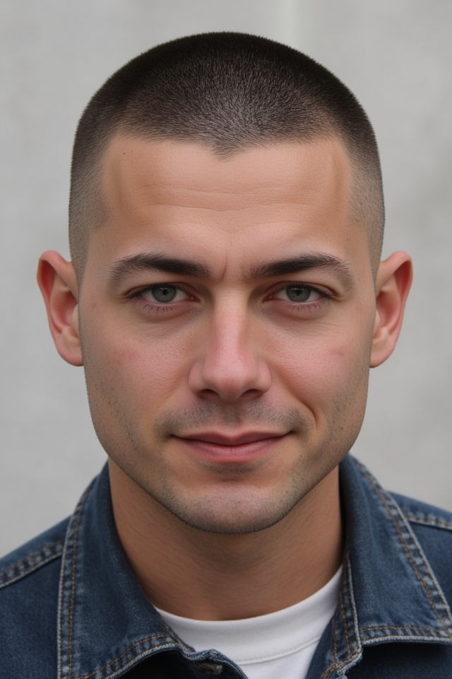 classic short tapered hairstyle
