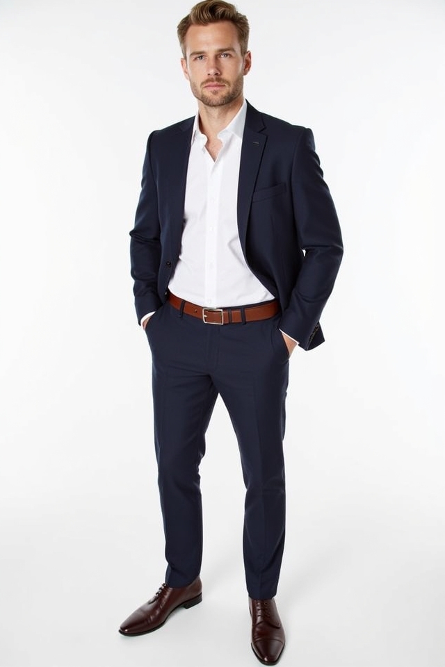 classic white shirt blazer