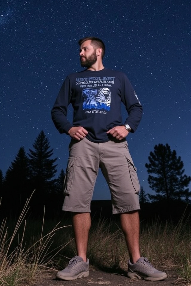 comfortable stargazing outfit combo
