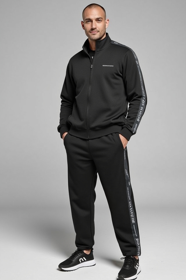 comfortable stylish athleisure tracksuit