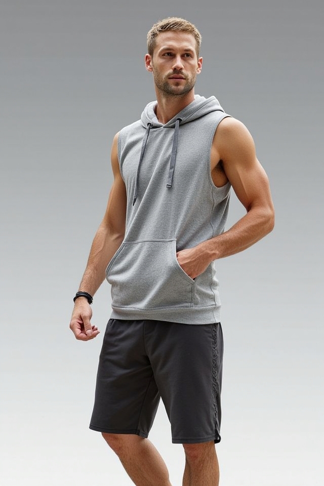 cool sleeveless athletic shorts