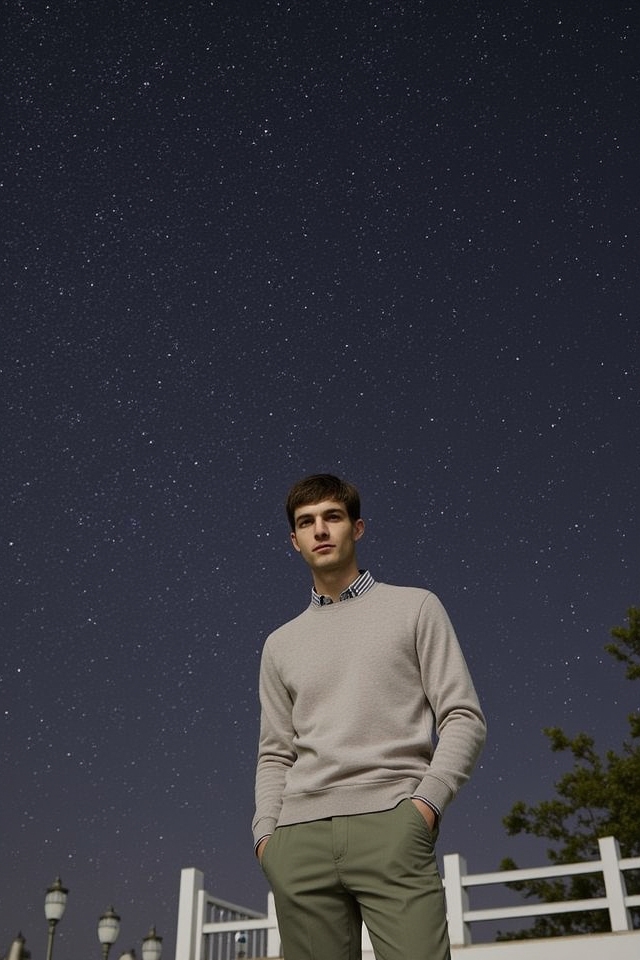 cozy chic stargazing attire