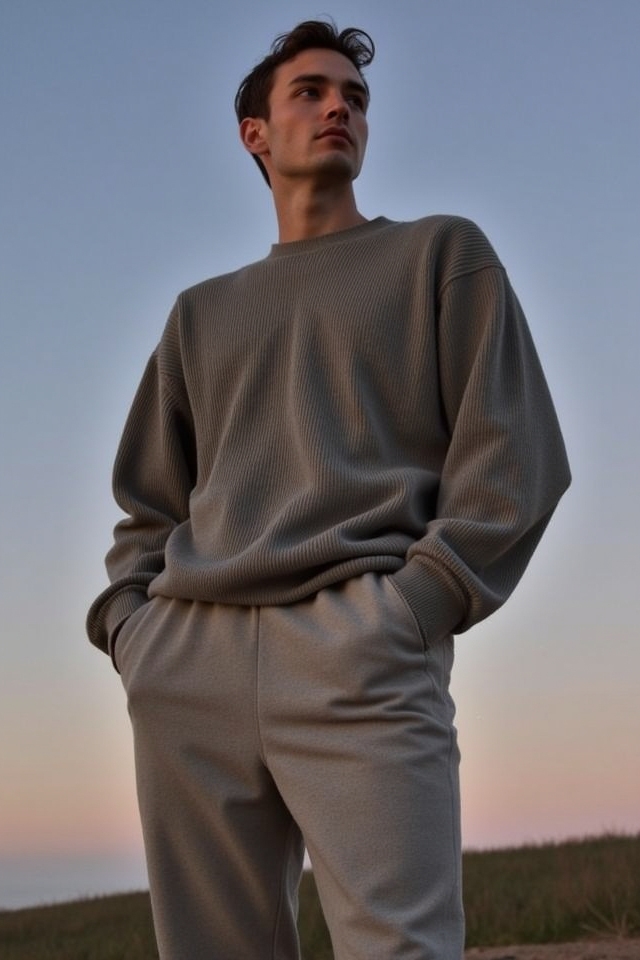 cozy oversized sweater joggers