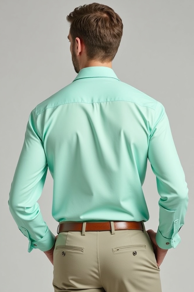 crisp mint green ensemble