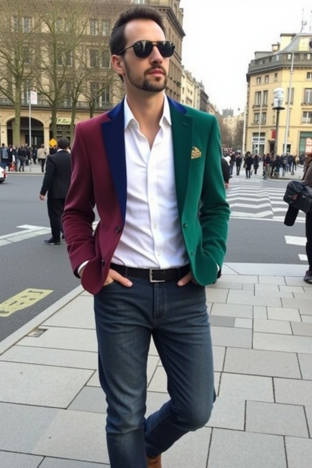 crisp white colored blazer