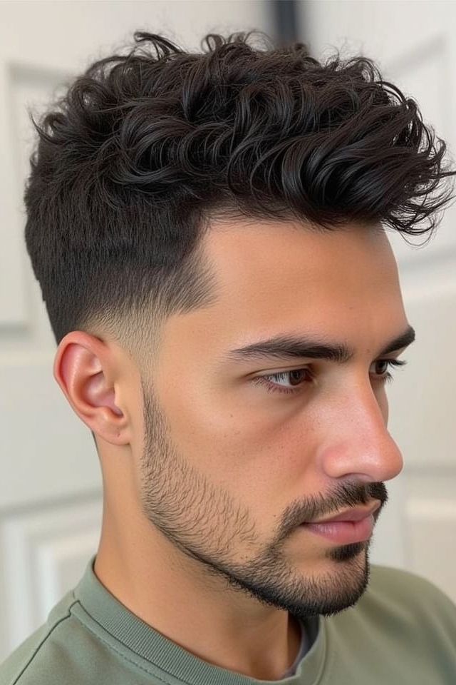 curly taper natural waves