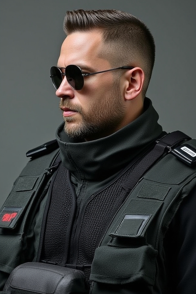 cyberpunk mesh tactical outfit
