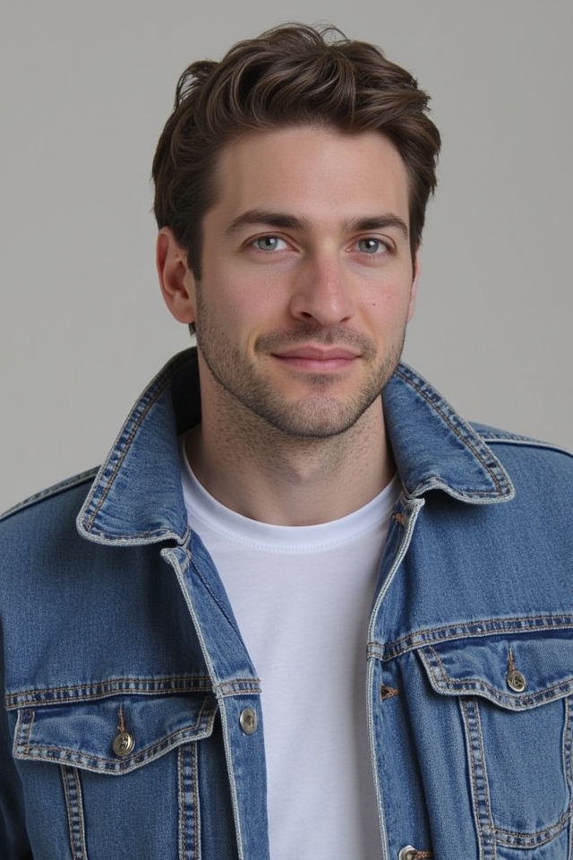 denim jacket basic tee