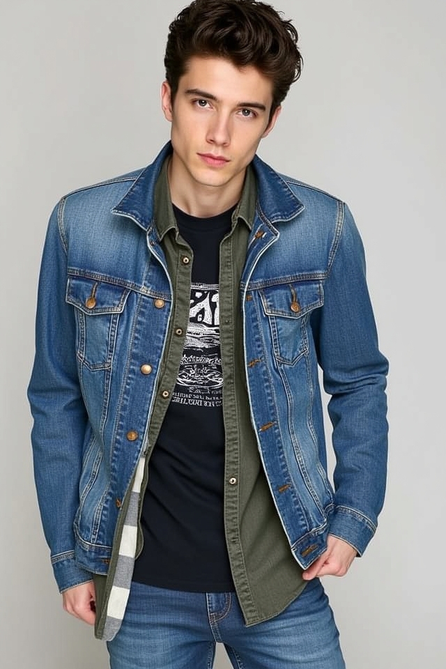 denim jacket for cool days