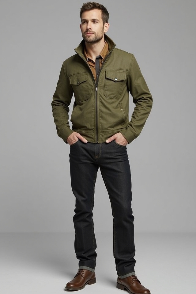 earthy olive green pairing