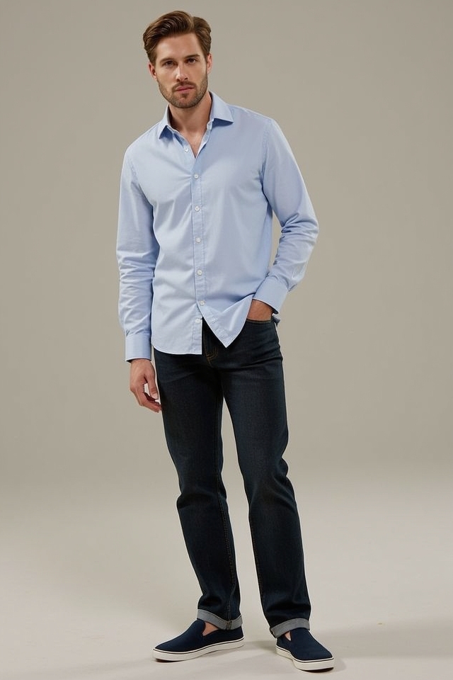 effortless polished casual outfit