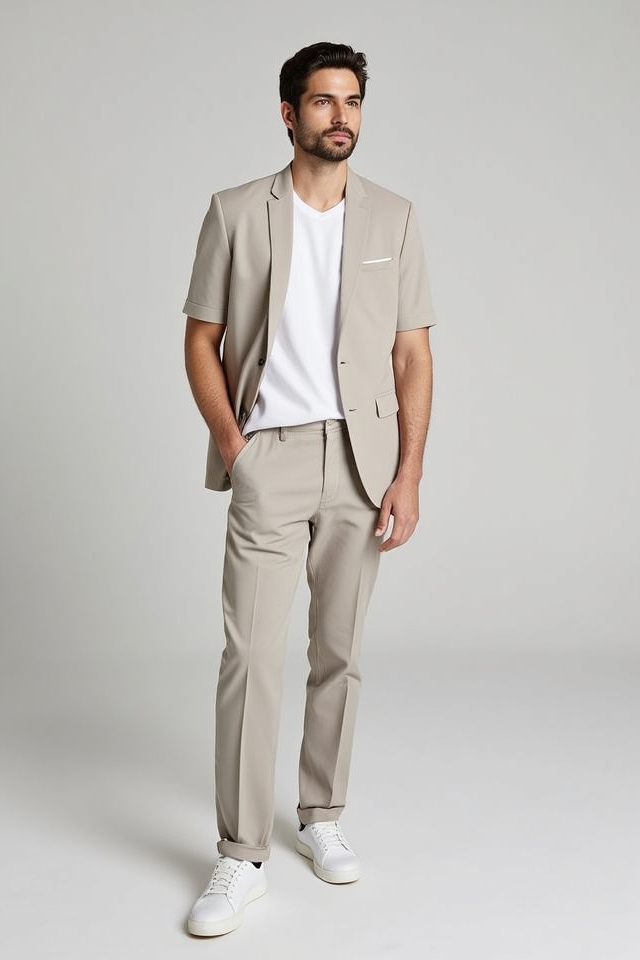 effortless summer monochrome style