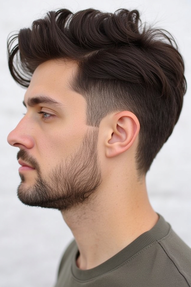 effortless wavy side sweep