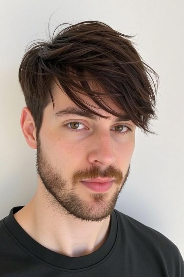 effortless youthful messy fringe