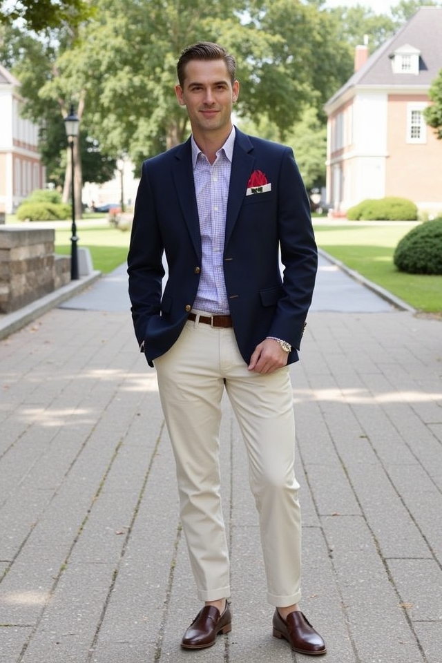 effortlessly refined preppy charm