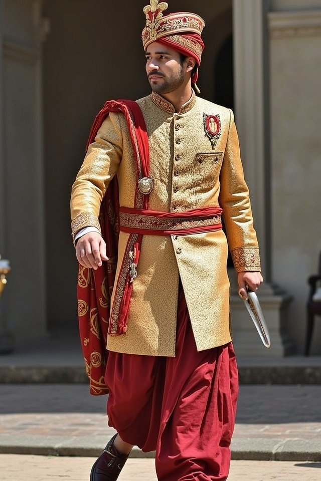 elegant south asian menswear