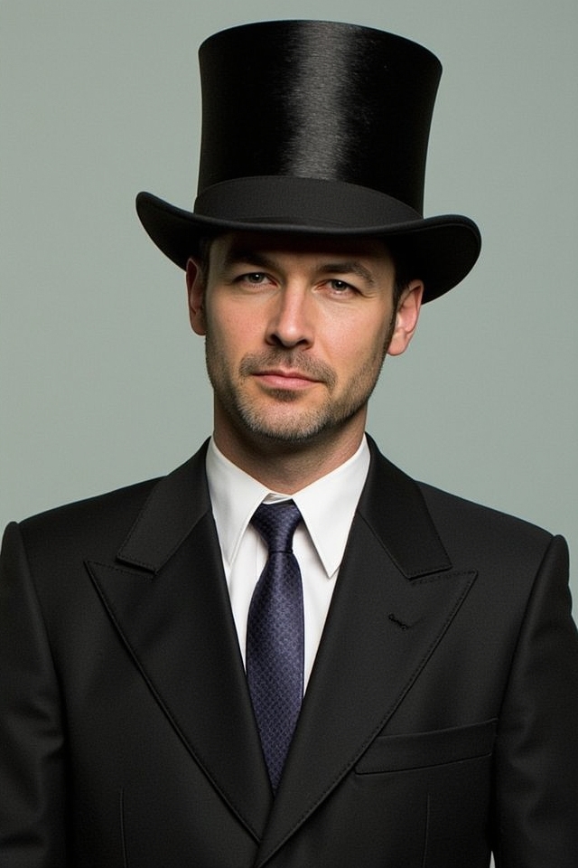 elegant victorian top hat